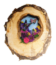 Load image into Gallery viewer, 14 x 18 Hollow Log Nature Scene