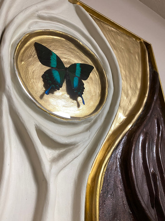 The Answer is Found in Nature sculpture, alternate view
