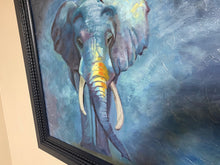 Load image into Gallery viewer, 16 x 20 Blue Elephant