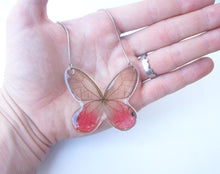 Load image into Gallery viewer, Real Butterfly Wing Necklace - Merolina Butterfly