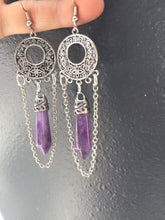 Load image into Gallery viewer, Natural Amethyst Stone Earrings
