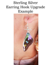 Load image into Gallery viewer, REAL butterfly wing earrings - Delias Hyparete Hindwing
