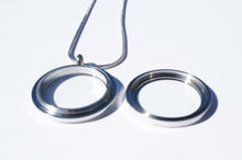 Load image into Gallery viewer, Blank Floating Locket Necklace Pendant