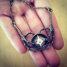 Load image into Gallery viewer, Snake Vertebrae Bone Claw Necklace Pendant