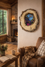 Load image into Gallery viewer, 14 x 18 Hollow Log Nature Scene
