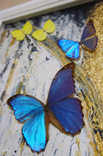 Load image into Gallery viewer, 16 x 20 Textured Background Butterfly Artwork
