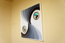 Load image into Gallery viewer, 20 x 20 Wave 3D Sculpture Wall Art
