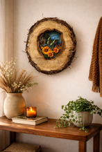 Load image into Gallery viewer, 14 x 18 Hollow Log Nature Scene
