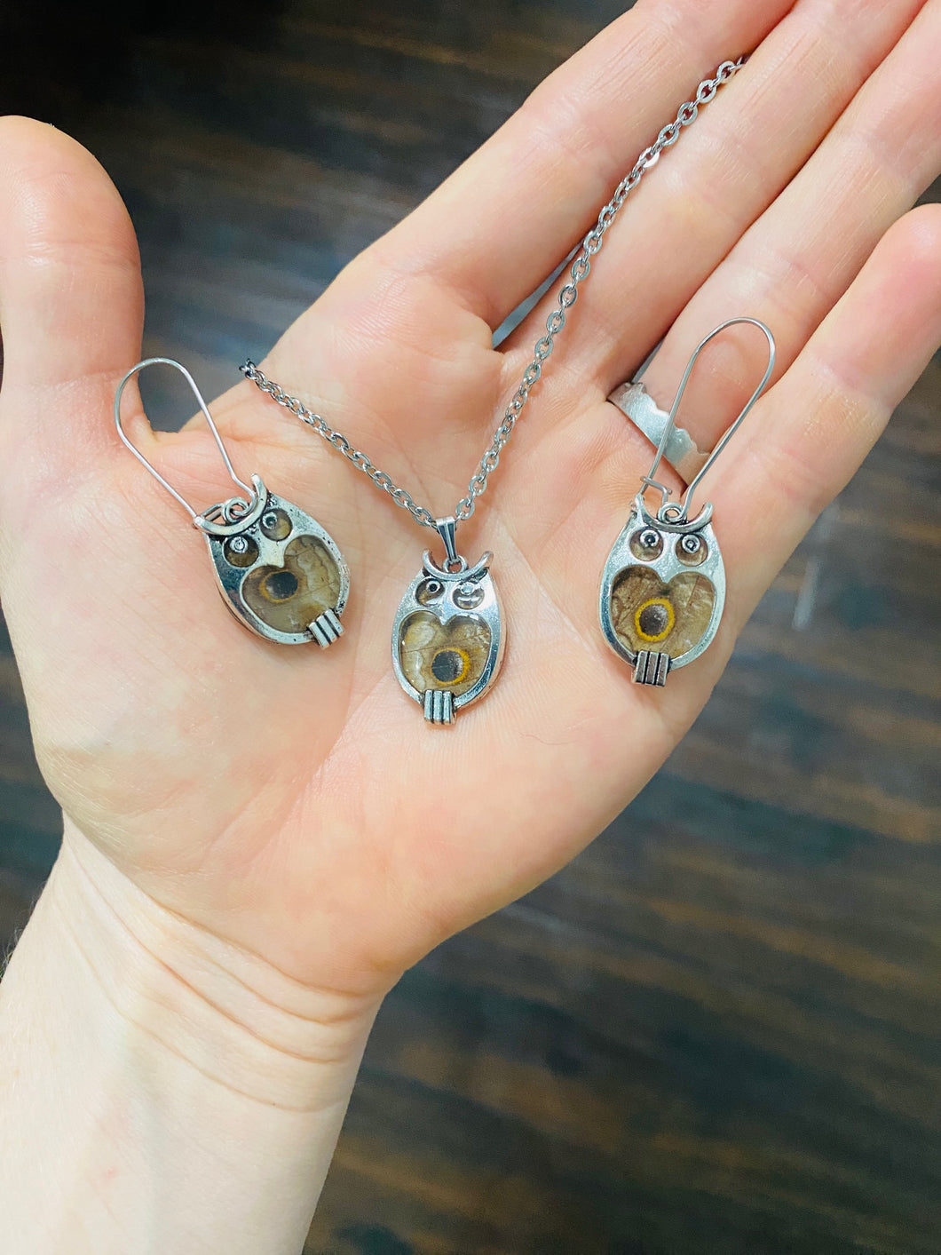 Real Butterfly Wing Owl Matching Set