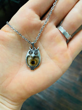 Load image into Gallery viewer, Real Butterfly Wing Owl Matching Set
