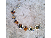 Load image into Gallery viewer, Monarch Butterfly Wing Sterling Silver Bracelet
