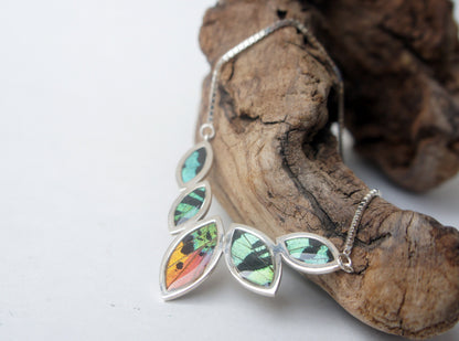 Sunset Moth marquis necklace, additional view