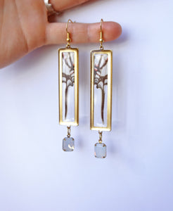 Swordtail Butterfly Wing Pendant Earrings - Butterfly Gift, Nature Theme Jewelry