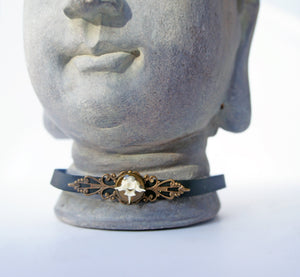 Snake Vertebrae Choker Necklace - Taxidermy Jewelry, Oddities Jewelry, Goth Style, Curiosities