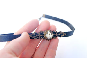 Snake Vertebrae Choker Necklace - Taxidermy Jewelry, Oddities Jewelry, Goth Style, Curiosities