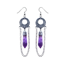 Load image into Gallery viewer, Natural Amethyst Stone Earrings

