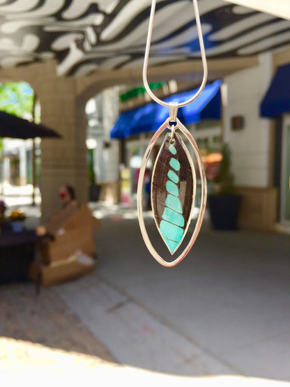 Graphium milon sterling necklace, additional view