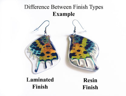 Blushing Phantom wing necklace, additional view